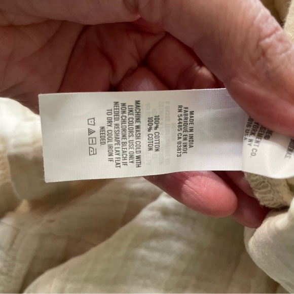 Aerie Cream Like New High Waist Pocket Shorts Elastic Waistband Sz Small Petite - Picture 5 of 6